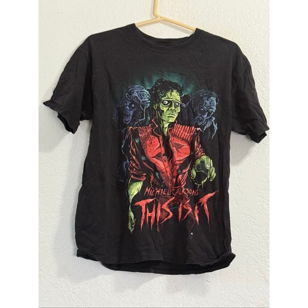 Michael Jackson Thriller Zombie Shirt "This Is It" Tour 2009 Concert Tee Men M